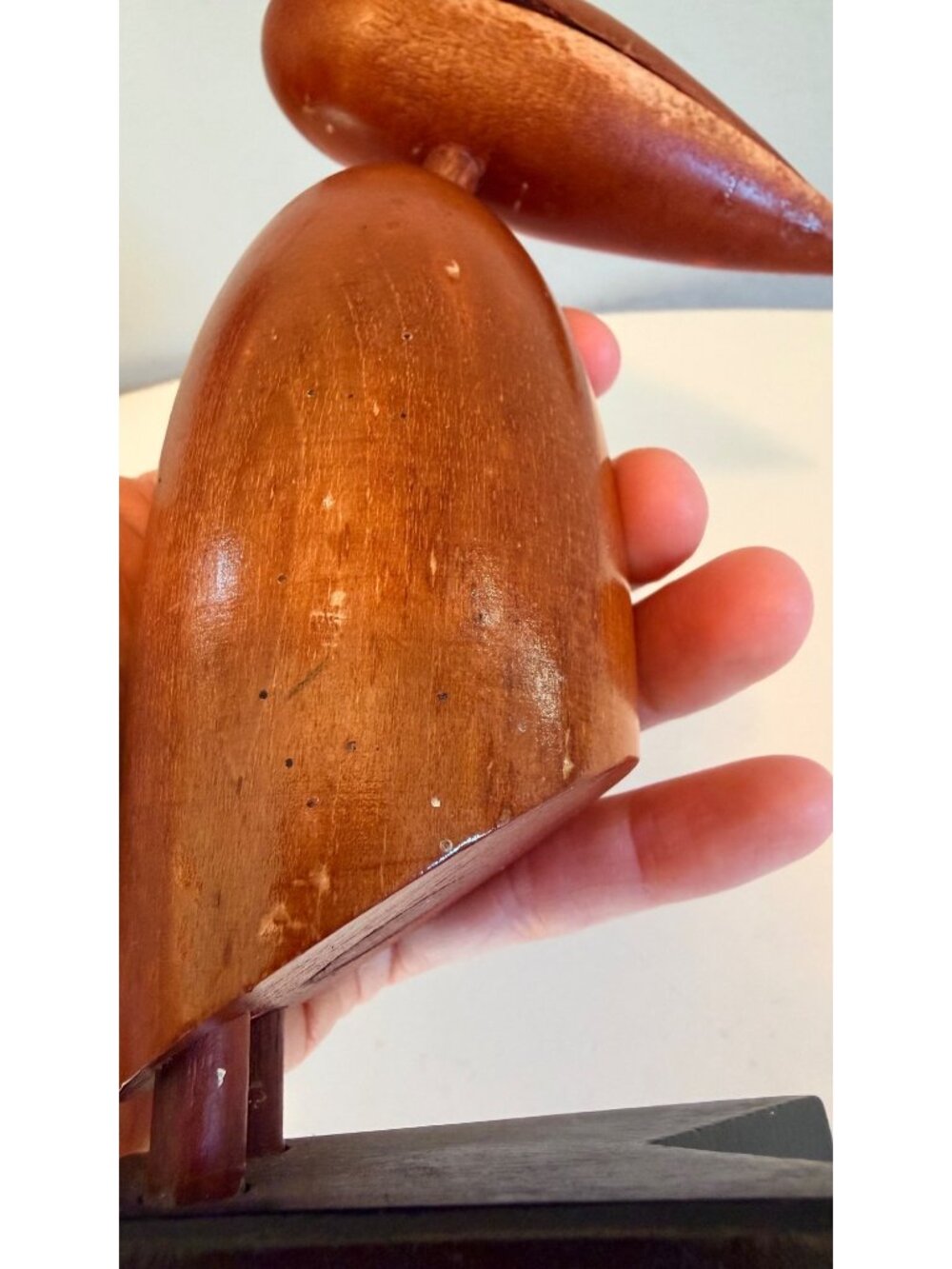 Vintage Wooden Dodo Bird Letter Holder by Counterpoint Mid Century Modern Office - Picture 12 of 16